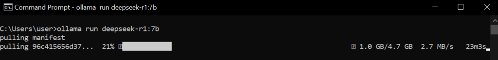 installing deepseek-r1