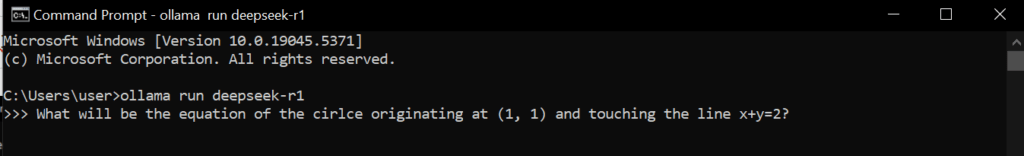 Running Deepseek r1